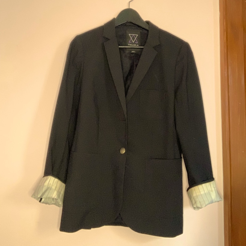 TALULA Long Black Blazer